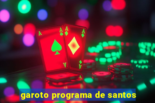 garoto programa de santos